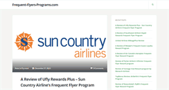 Desktop Screenshot of frequent-flyers-programs.com