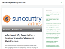 Tablet Screenshot of frequent-flyers-programs.com